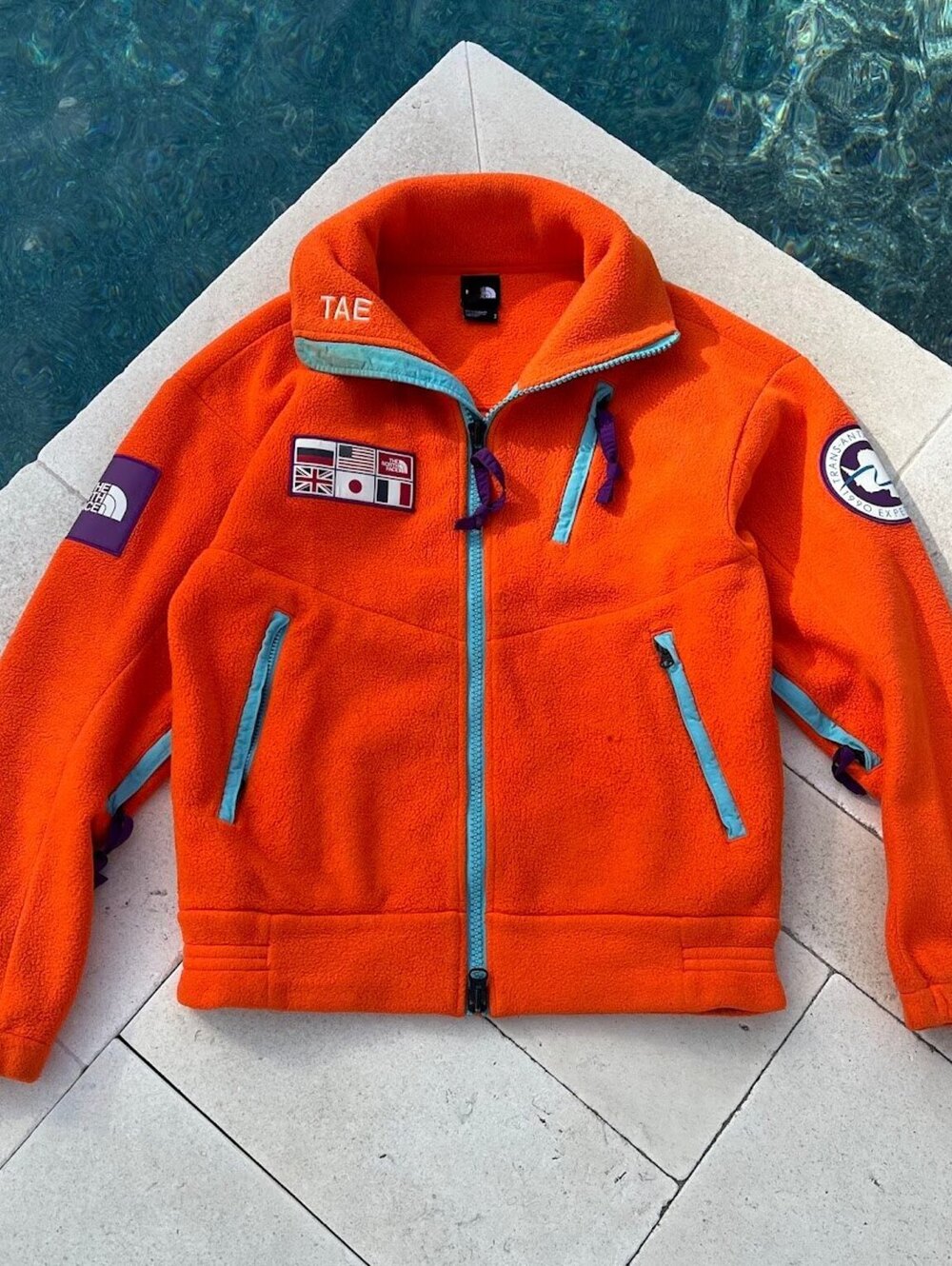Men's Small The North Face TAE Trans-Antarctica 1990 Expedition Jacket Orange L